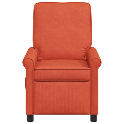 Reclinerfåtölj Röd orange 69 x 95 x 101 cm Tyg