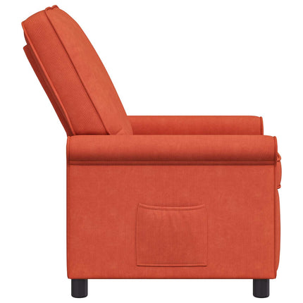 Reclinerfåtölj Röd orange 69 x 95 x 101 cm Tyg
