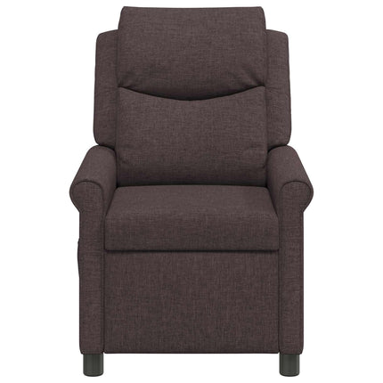 Reclinerfåtölj Mörkbrun 69 x 93 x 102 cm Tyg