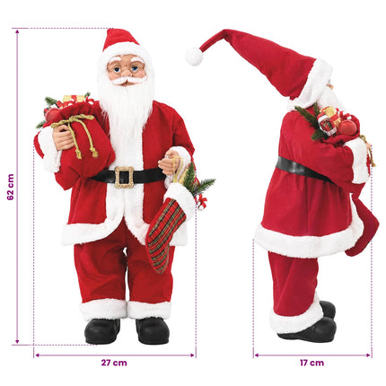 Tomtefigur Röd 62 cm Polyester