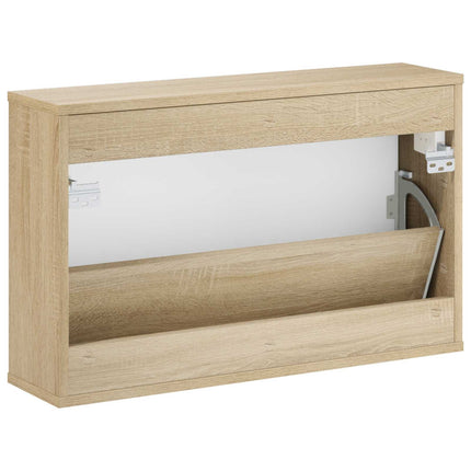 Skoskåp VENRAY 70 x 17 x 43 cm Konstruerat trä Sonoma-ek
