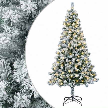 Plast Hingad Julgran 150 cm 150 LED-lampor Varmvit
