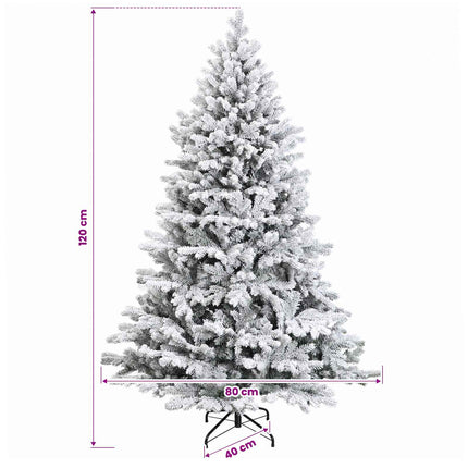Plast Hingad Julgran 120 cm 150 LED-lampor Varmvit