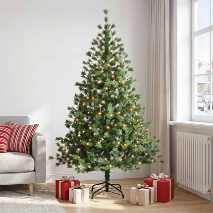 Plast Hingad Julgran 210 cm 300 LED-lampor Varmvit
