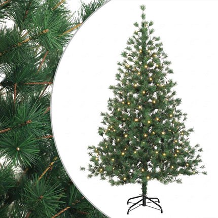 Plast Hingad Julgran 210 cm 300 LED-lampor Varmvit