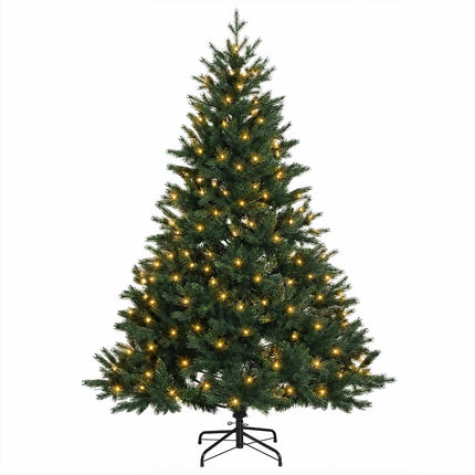 Plast Hingad Julgran 180 cm 300 LED-lampor Varmvit