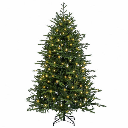 Plast Hingad Julgran 180 cm 300 LED-lampor Varmvit