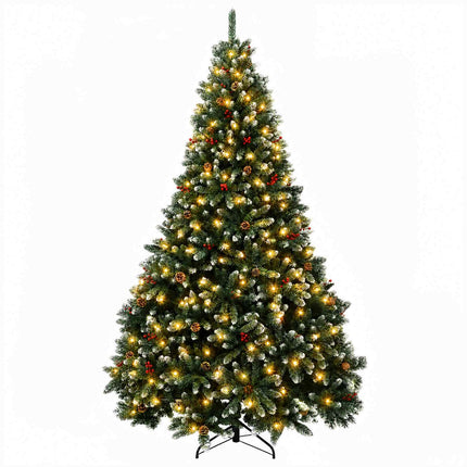 Plast Hingad Julgran 270 cm 300 LED-lampor Varmvit