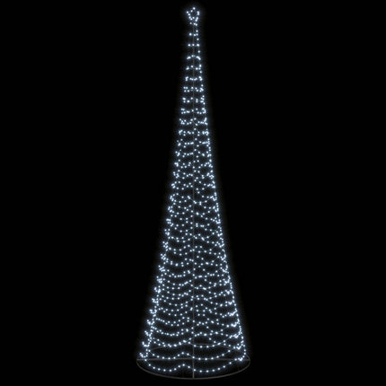 LED-spiraljulgran med fot EKENAS 500 cm 868 LED-lampor Kallvit