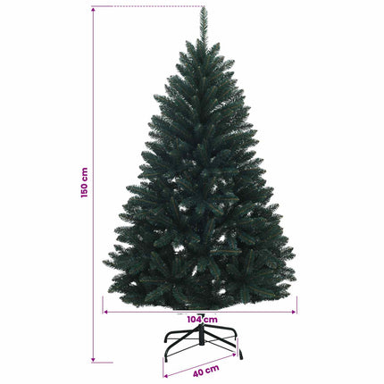 Plast Hingad Julgran 150 cm PVC Mörkgrön