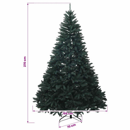 Plast Hingad Julgran 270 cm PVC Mörkgrön
