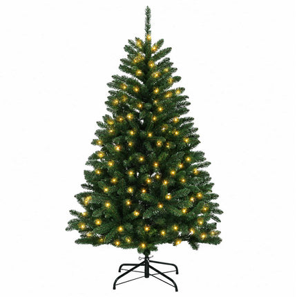 Plast Hingad Julgran 180 cm 300 LED-lampor Varmvit PVC