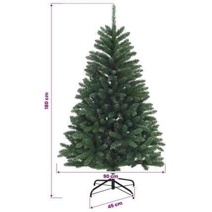 Plast Hingad Julgran 180 cm 300 LED-lampor Varmvit PVC