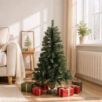 Mini julgran 120 cm PVC Grön
