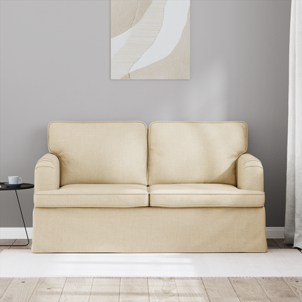 Soffa Kräm 144 x 80 x 85 cm tyg