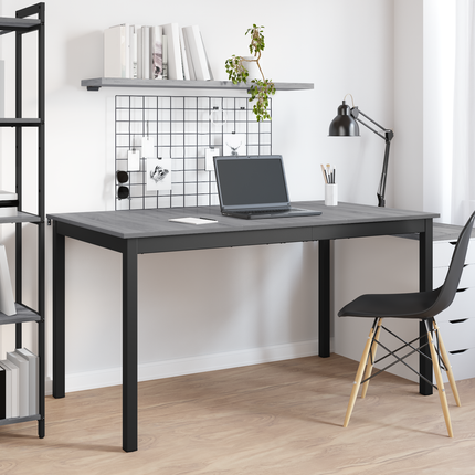 Matbord 140 x 80 x 75 cm METALL Rektangulär