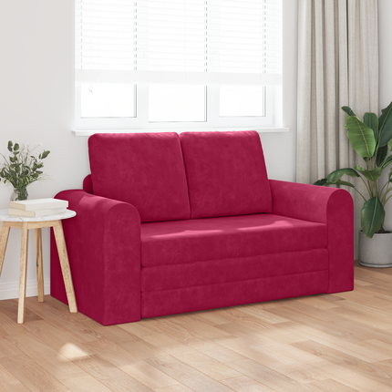 Soffsäng Vinröd 148 x 71 x 83 cm Sammet