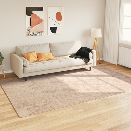 Mattlöpare MARSA Beige 190 x 300 cm Polyester och PVC