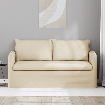 Soffa Kräm 156 x 82 x 85 cm tyg