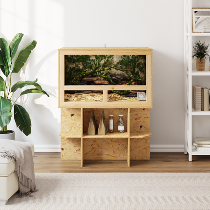 Terrariebas Brun 80 x 50 x 50 cm OSB