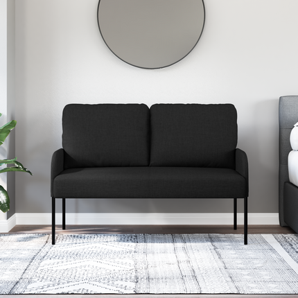 Soffor med kudde 110cm Svart Plywood