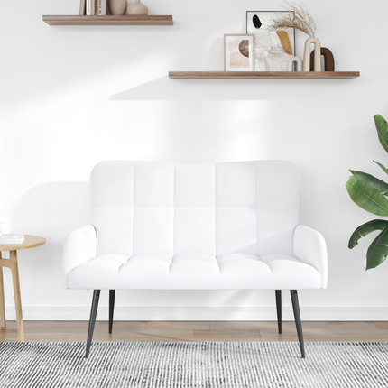 2-sits soffa Vit 115 x 61 x 87 cm Tyg