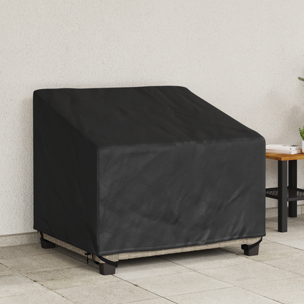 Fodral för trädgårdsstol Svart 96 x 79 x 74 cm 420D Oxford Tyg