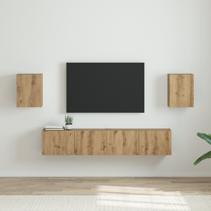 TV Vägghylla 2 st Artisan Ek Konstruerat trä
