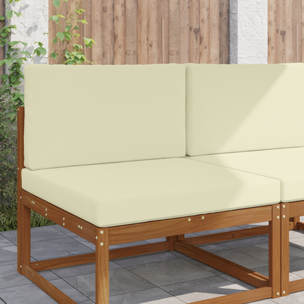 Utomhus Soffa Kudde Polyester Kräm 80 x 80 x 8 cm