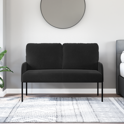 Soffor med kudde 110cm Svart Plywood