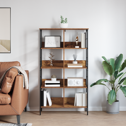 Hyllsystem 8 nivåer 82 x 32 x 144,5 cm Konstruerat trä