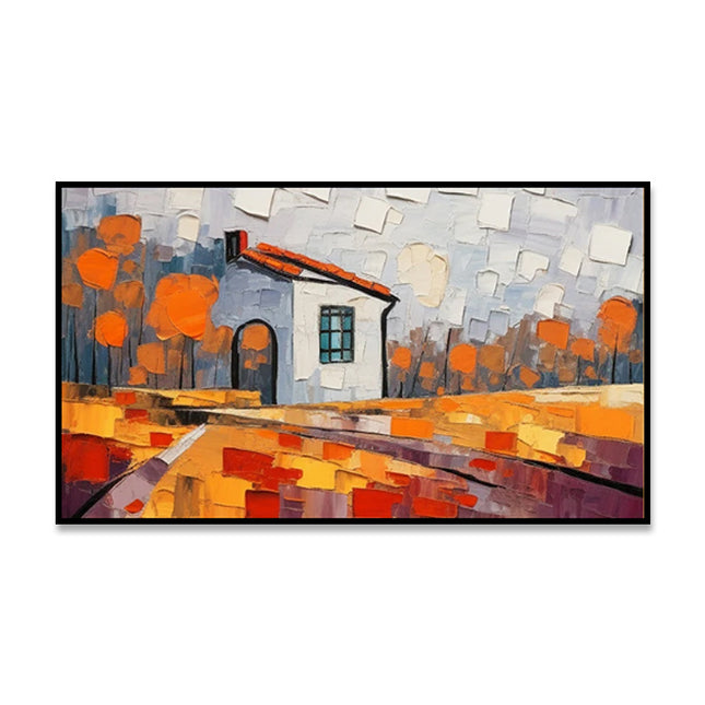 Handmade Oil Painting Canvas Wall Art Decoration Rural Landscape For Home Living Room Dining Room Decor Rolled Frameless Unstretched Painting