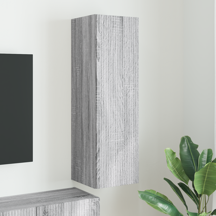 TV Vägghylla 30 x 31 x 100 cm Grå Sonoma Konstruerat trä