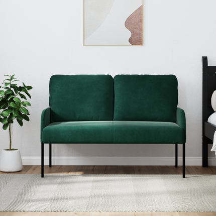 Soffor med kudde 110cm Mörkgrön Plywood