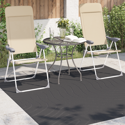 Områdesmattor Fyrkantig PALMERAS Antracit 120 x 120 cm