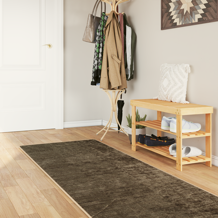 Mattlöpare MARSA Skogsgrön 80 x 250 cm Polyester och PVC