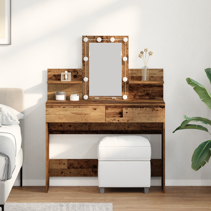 Smyckebord Gammalt trä 100 x 40 x 130 cm Konstruerat trä