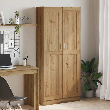 Högskåp artisan ek 82,5x30,5x185 cm konstruerat trä