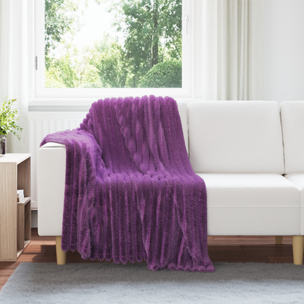 Kastfilt Lila 150 x 130 cm Fleece