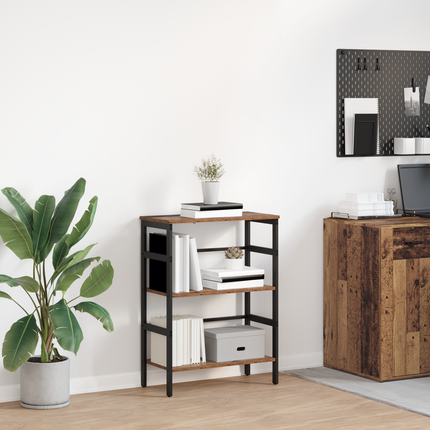 Hyllsystem 2 nivåer 60 x 29,5 x 81 cm Konstruerat trä