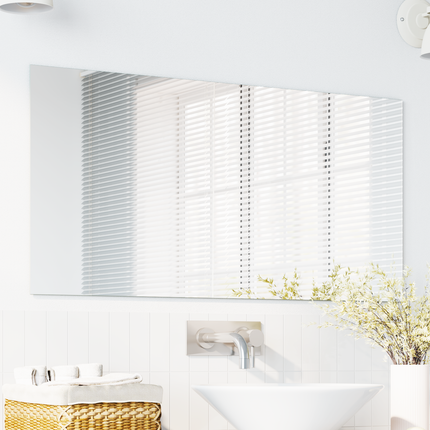 Väggspegel Rektangulär 50 x 100 cm härdat glas