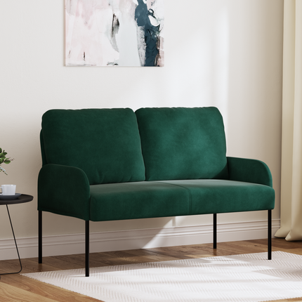Soffor med kudde 110cm Mörkgrön Plywood
