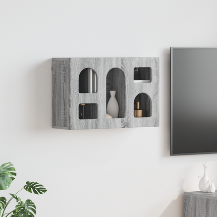 Hängande skåp ELST Grå Sonoma 60 x 20 x 40 cm Konstruerat trä