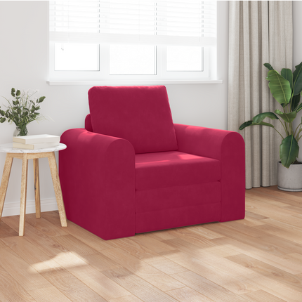 Soffsäng Vinröd 98 x 71 x 83 cm Sammet