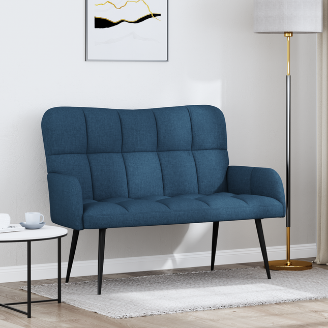 2-sits soffa Blå 115 x 61 x 87 cm Tyg