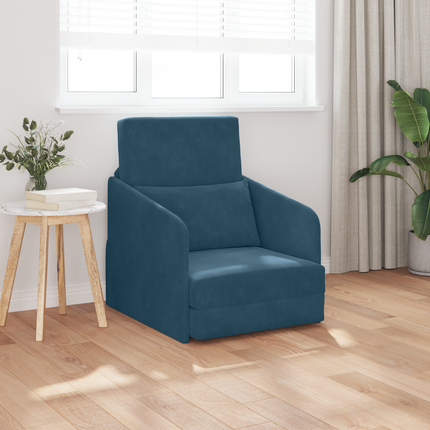 Soffsäng Blå 65 x 80 x 83 cm Sammet