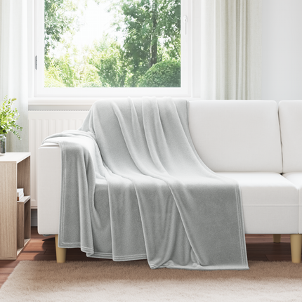 Kastfilt Grå 150 x 200 cm Fleece