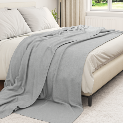 Kastfilt Grå 270 x 240 cm Fleece