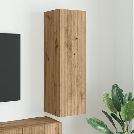 TV Vägghylla 30 x 31 x 100 cm Artisan Ek Konstruerat trä