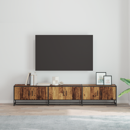 TV Enheter 210 x 35 x 41 cm Gammalt trä Konstruerat trä